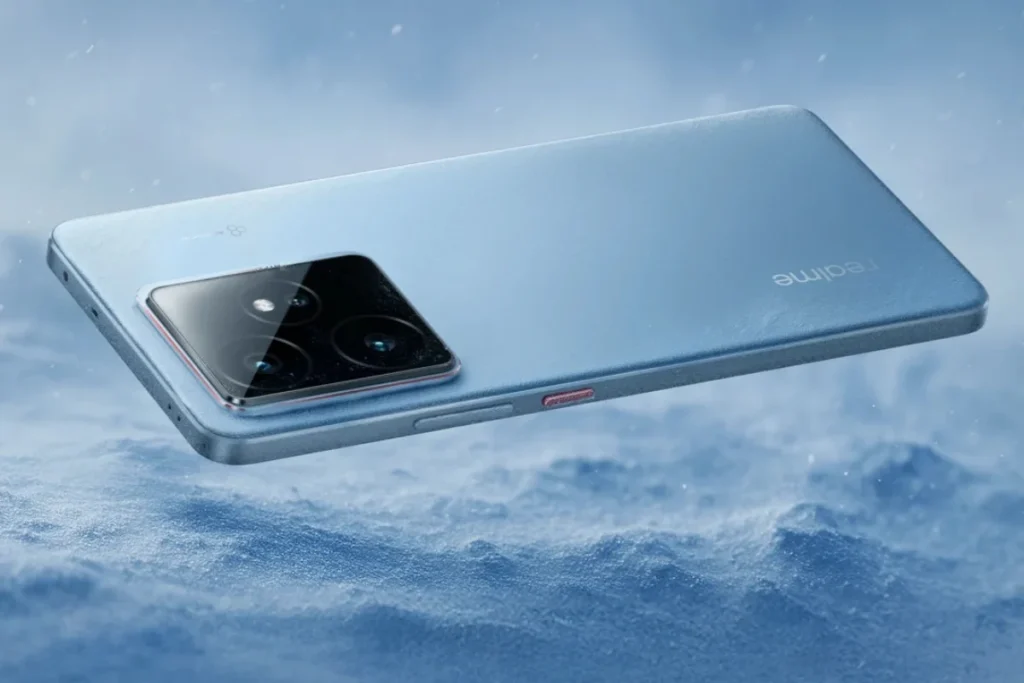 a cell phone in the air