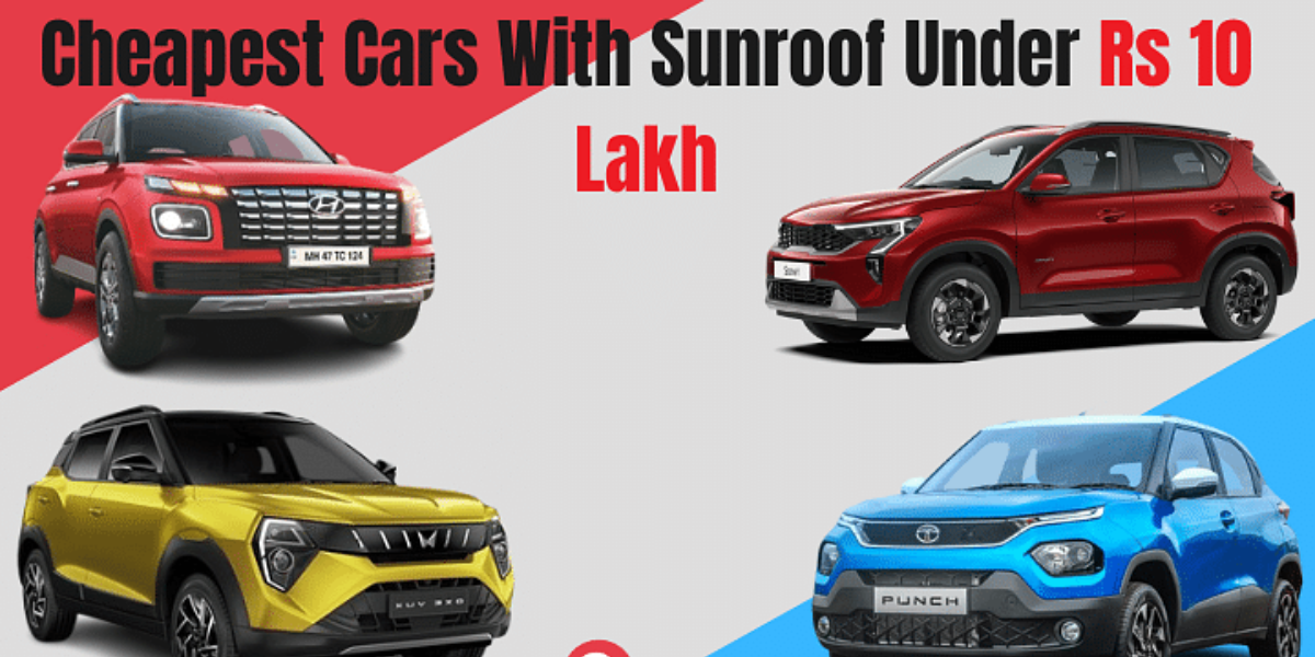 Under 10 Lakh Sunroof Cars 2025